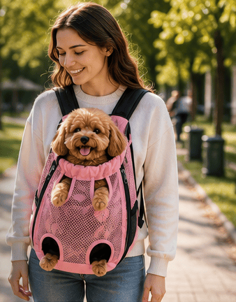 Qelano AirConfort™ – Sac de Transport Respirant pour Chien et Chat