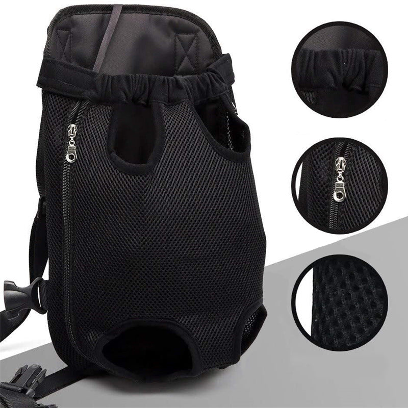 Qelano AirConfort™ – Sac de Transport Respirant pour Chien et Chat