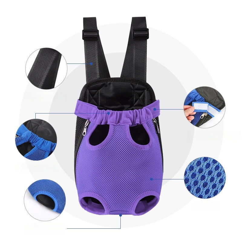 Qelano AirConfort™ – Sac de Transport Respirant pour Chien et Chat